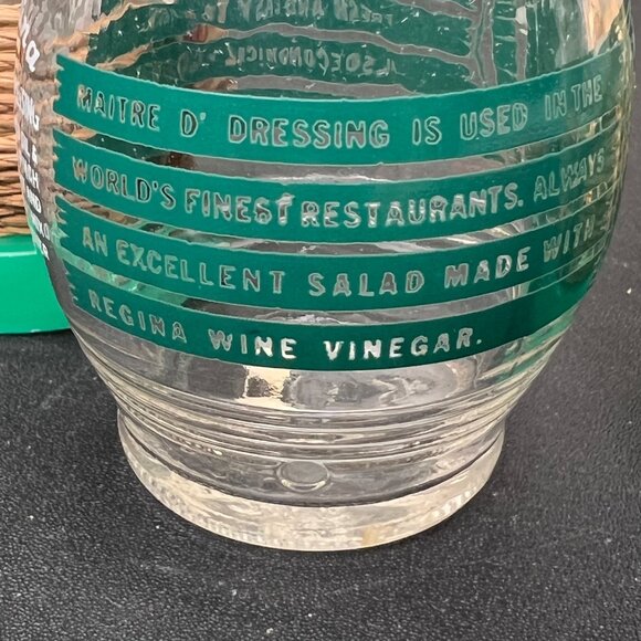 2 Italian Swiss Colony1952 Decorative Bottles & Regina Wine Vinegar Salt Shaker - Picture 5 of 13